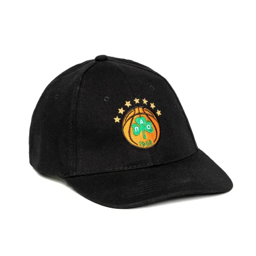 CLASSIC BLACK HAT WITH EMBROIDERED LOGO