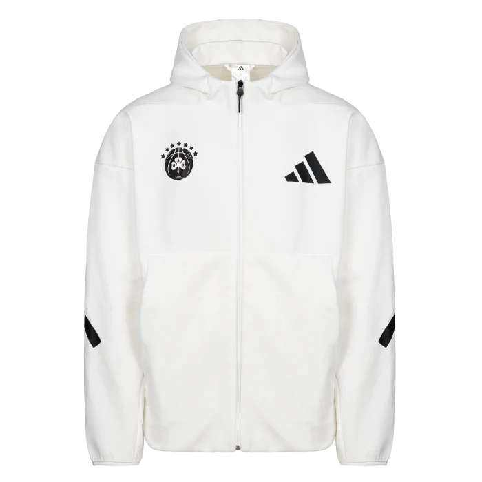 WHITE ZIP HOODIE Z.N.E • Pao BC